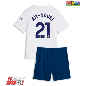 Manchester City Rayan Ait-Nouri #21 Tercera Equipación Niños 2026-27 Manga Corta (+ Pantalones cortos)